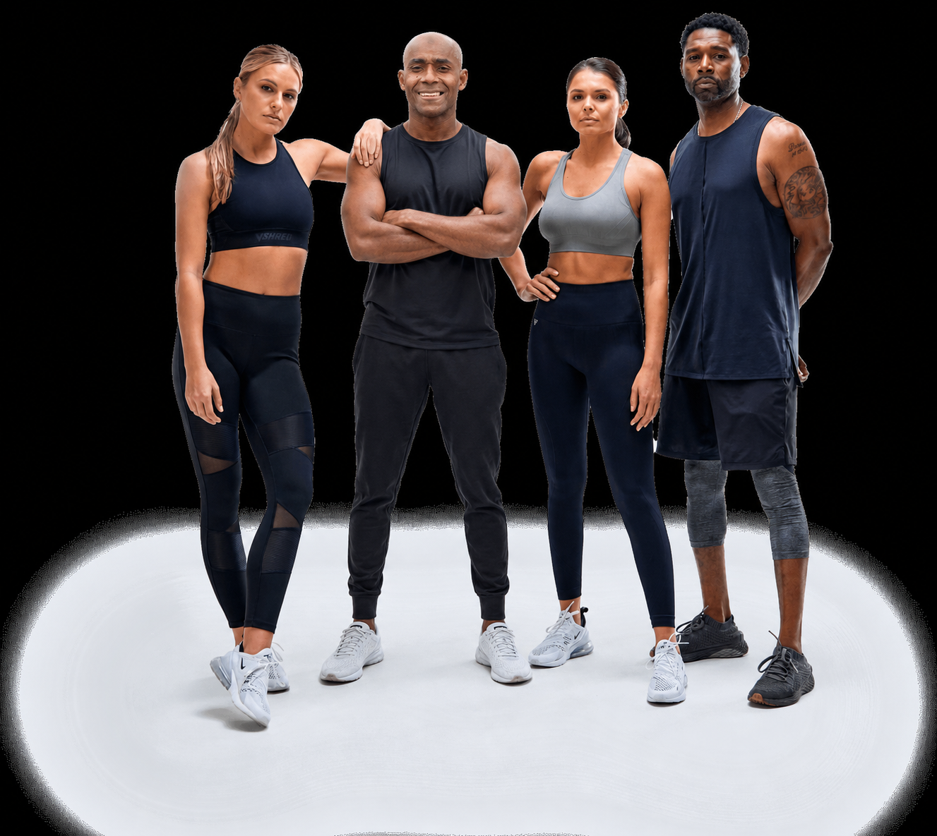 Phillip Turner with the Fitness Matrix coaching team